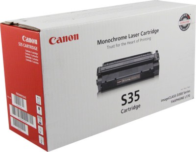 Genuine Canon Black Copier Toner compatible with the Canon (S35) 7833A001AA (3500 page yield)