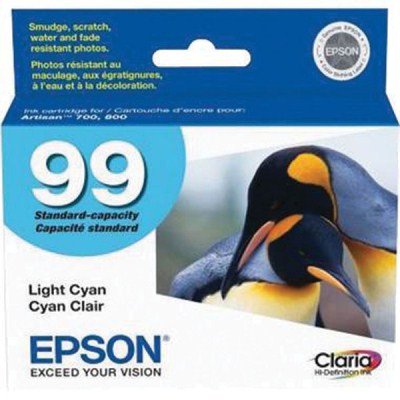 Genuine Epson Light Cyan Inkjet Cartridge compatible with the Epson (Epson99) T099520