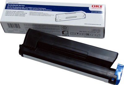 Genuine OKI High Capacity Black   Laser Toner Cartridge compatible with the Okidata  43979201